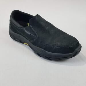 Skechers Shoes Mens Size 11.5 Relaxed Fit Air Cooled Goga Mat Arch Goodyear Sole